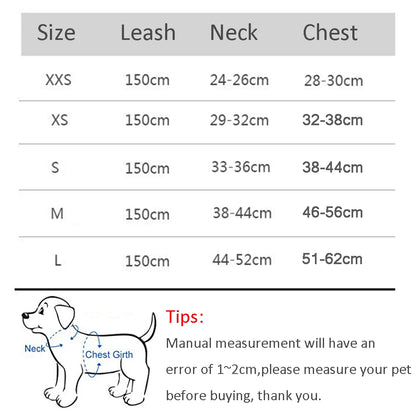 Dog Harness Leash Set for Small Dogs Adjustable Puppy Cat Harness Vest French Bulldog Chihuahua Pug Outdoor Walking Lead Leash
